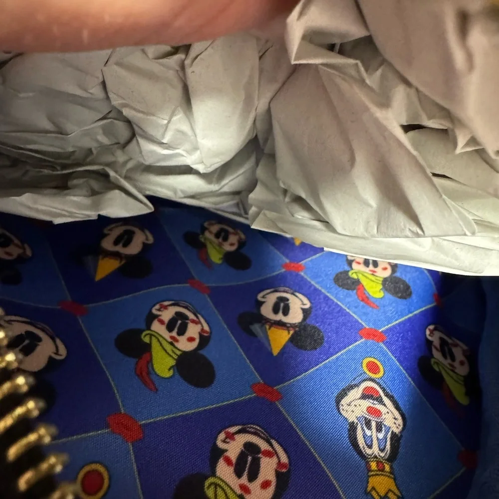 Loungefly Disney Minnie Mouse Party “Brave Little Tailor”Backpack purse. - Picture 10 of 16